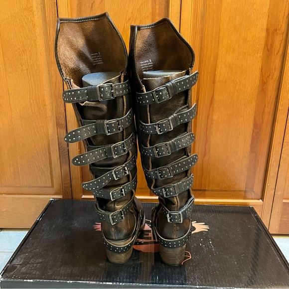 Freebird Callisto Leather Knee-High Boots - Picture 2 of 7
